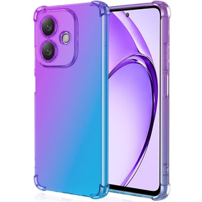 Чохол для Oppo A40 / Oppo A40m, Gradient Dropproof, Фіолетовий / синій