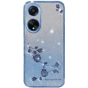 Чохол для Oppo A58 4G, Glitter Flower, м'яти