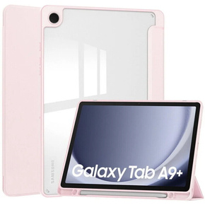 Чохол для Samsung Galaxy Tab A9+, Smartcase Hybrid, з місцем для стилуса, рожевий