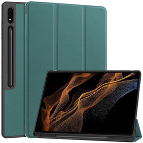 Чохол для Samsung Galaxy Tab S10 Ultra, Smartcase з місцем для стилуса, зелений