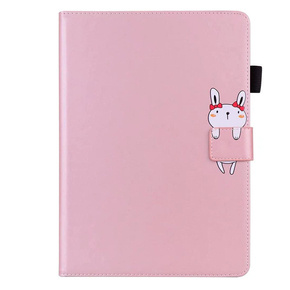 Чохол для Samsung Galaxy Tab S6 Lite P610/P615 / S6 Lite 2022 10.4, з клапаном, animal, рожевий