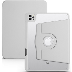 Чохол для iPad Pro 11 2020 / 2021 / 2022, з місцем для стилуса, що обертається на 360°, сірий