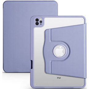 Чохол для iPad Pro 11 2020 / 2021 / 2022, з місцем для стилуса, що обертається на 360°, фіолетовий