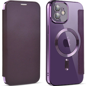 Чохол для iPhone 11 гаманець FlipMag Secure з кришкою RFID, для MagSafe, фіолетовий