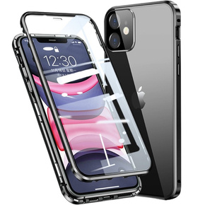 Чохол для iPhone 11, Magnetic Dual Glass, чорний