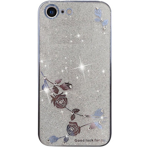 Чохол для iPhone SE 2022 / SE 2020 / 8 / 7, Glitter Flower, м'яти