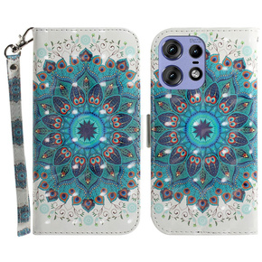 Чохол-книжка для Motorola Edge 50 Pro 5G, Wallet, Mandala Flower