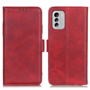 Чохол-книжка для Nokia G60 5G, Wallet PU Leather Case, червоний