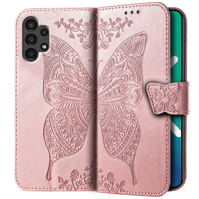 Чохол-книжка для Samsung Galaxy A13 4G, Butterfly, рожевий