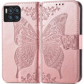 Чохол-книжка для T Phone 2 Pro 5G, Butterfly, рожевий rose gold