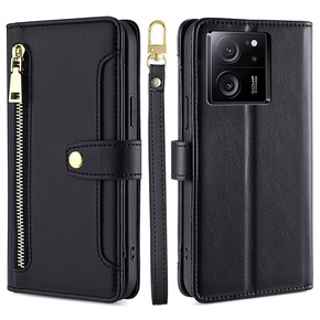 Чохол-книжка для Xiaomi 13T / 13T Pro / Redmi K60 Ultra, Wallet Zipper Pocket, чорний