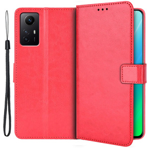 Чохол-книжка для Xiaomi Redmi Note 12S, Wallet, червоний