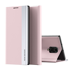 Чохол-книжка для Xiaomi Redmi Note 9S/9 Pro/9 Pro Max, Side Magnetic, рожевий rose gold