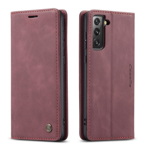Чохол-сумка для Samsung Galaxy S21 FE, Leather Wallet Case, червоний