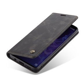 Чохол-сумка для Samsung Galaxy S9 Plus, Leather Wallet Case, чорний