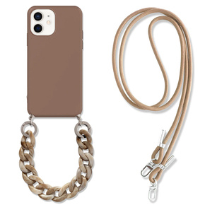 Чохол INS Crossbody для iPhone 12/12 Pro, Brown