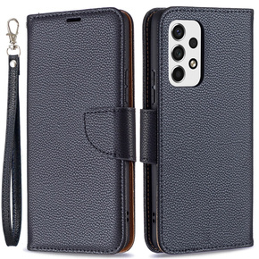 Чохол Litchi Wallet із підвіскою для Samsung Galaxy A53 5G, Black