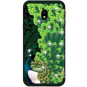 Чохол NXE Peacock Diamonds Elements для Samsung Galaxy J3 2017-Green