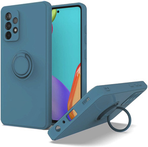 Чохол Smooth KickStand Ring до Samsung Galaxy A13 4G, Blue