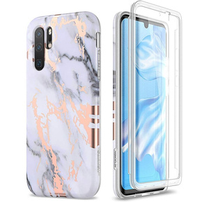 Чoхол до Huawei P30 Pro, Suritch Full Body Marble, білий