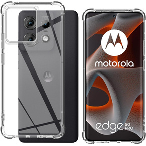 Чoхол до Motorola Edge 50 Pro, Dropproof, прозорий