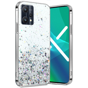 Чoхол до Realme 9 Pro+ Plus / Realme 9 4G, Glittery, прозорий