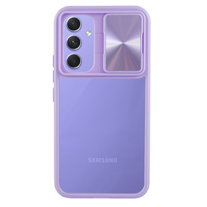 Чoхол до Samsung Galaxy A54 5G, Slide Camera, фіолетовий