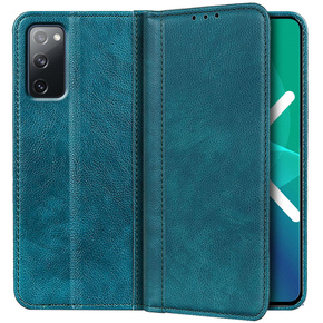 Чoхол до Samsung Galaxy S20 FE, Wallet Litchi Leather, зелений