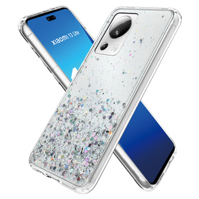 Чoхол до Xiaomi 13 Lite, Glittery, прозорий