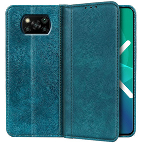 Чoхол до Xiaomi Poco X3 NFC / Poco X3 PRO, Wallet Litchi Leather, зелений