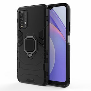 Чoхол до Xiaomi Redmi 9T / Poco M3, Kickstand Ring, чорний