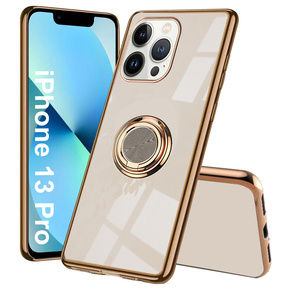 Чoхол до iPhone 13 Pro, Electro Ring, золотий