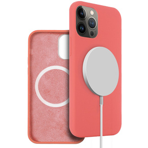 Чoхол до iPhone 13 Pro, Silicone MagSafe, рожевий