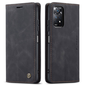Чoхол CASEME до Xiaomi Redmi Note 11 Pro 4G/5G, Leather Wallet , Black