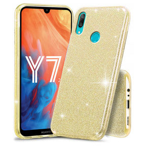 Чoхол Glitter Case до Huawei Y7 2019, Gold