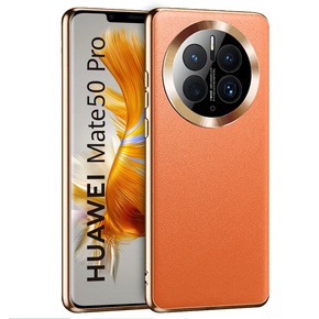 Чoхол Leather Hybrid Case до Huawei Mate 50 Pro 4G, Orange