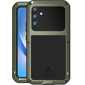 Чoхол Love Mei до Samsung Galaxy A34 5G, armored with glass, зелений