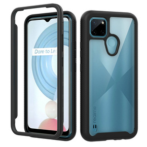 Чoхол Shockproof до Realme C21Y / C25Y, із захисним екраном, чорний