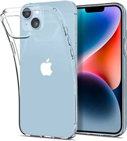 Чoхол Spigen до iPhone 14, Liquid Crystal, прозорий