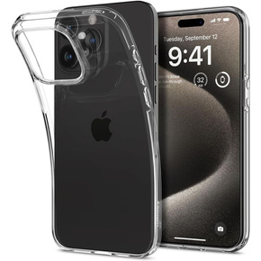 Чoхол Spigen до iPhone 15 Plus, Liquid Crystal, прозорий