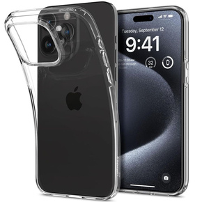 Чoхол Spigen до iPhone 15 Pro, Liquid Crystal, прозорий