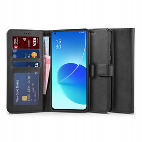 Чoхол Wallet до OPPO RENO 6 5G, Tech-Protect, Black