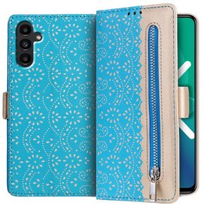 Чoхол Wallet до Samsung Galaxy A04S / A13 5G, Zipper Pocket, Blue