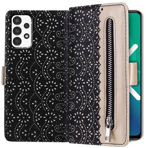 Чoхол Wallet до Samsung Galaxy A52 / A52s, Zipper Pocket, Black