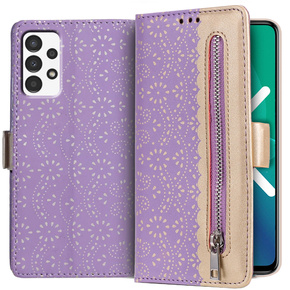 Чoхол Wallet до Samsung Galaxy A53 5G, Zipper Pocket, Purple