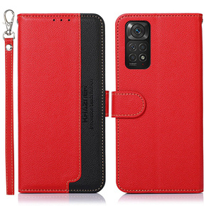 Чoхол Wallet до Xiaomi Redmi Note 11/11S, KHAZNEH, Dual Color, Red