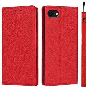 Шкіряний чохол для iPhone 7/8/SE 2020/SE 2022, ERBORD Grain Leather, червоний