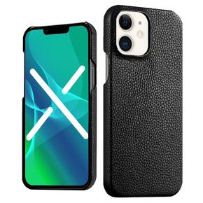 Шкіряний чохол ERBORD для iPhone 11, Leather Grain, чорний