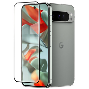 3D загартоване скло для Google Pixel 9 Pro XL, чорна рамка