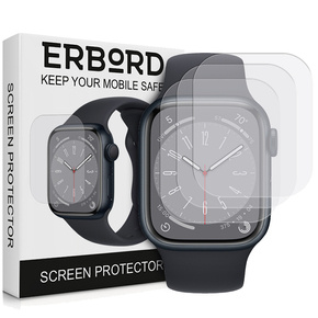 3x ERBORD Гідрогелева фольга для Apple Watch 7/8 41mm